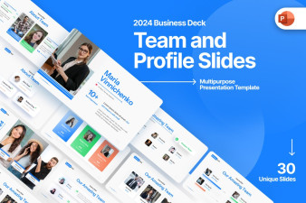 Team and Personal Slide PowerPoint Template